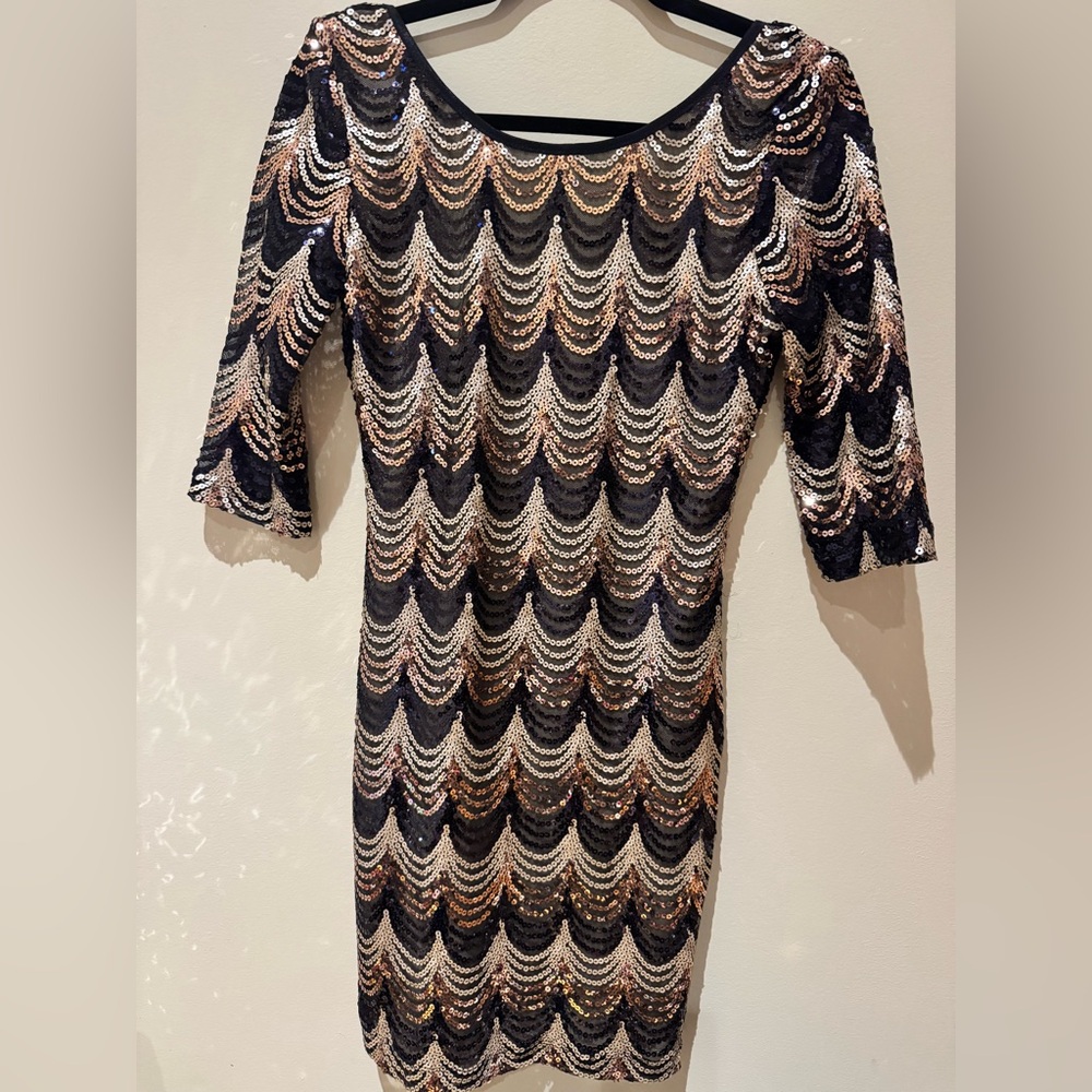 Necessary Clothing Sequin Glam Dress